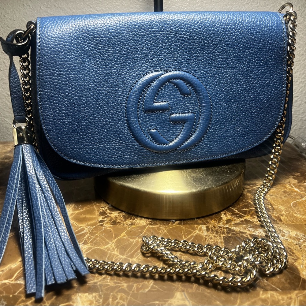 Gucci soho pebbled calfskin